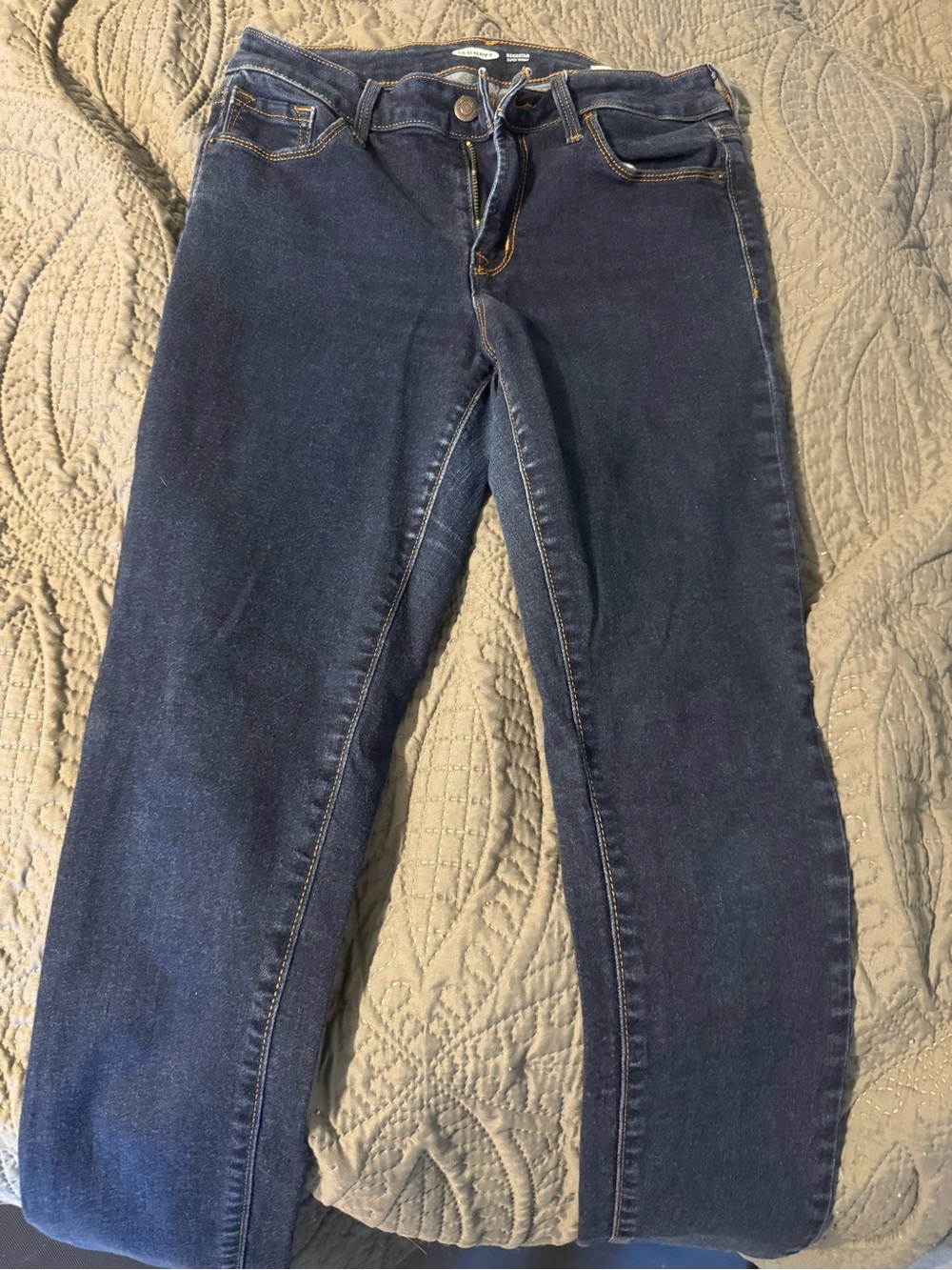 Women’s Dark Blue Stretch Jeans - super skinny